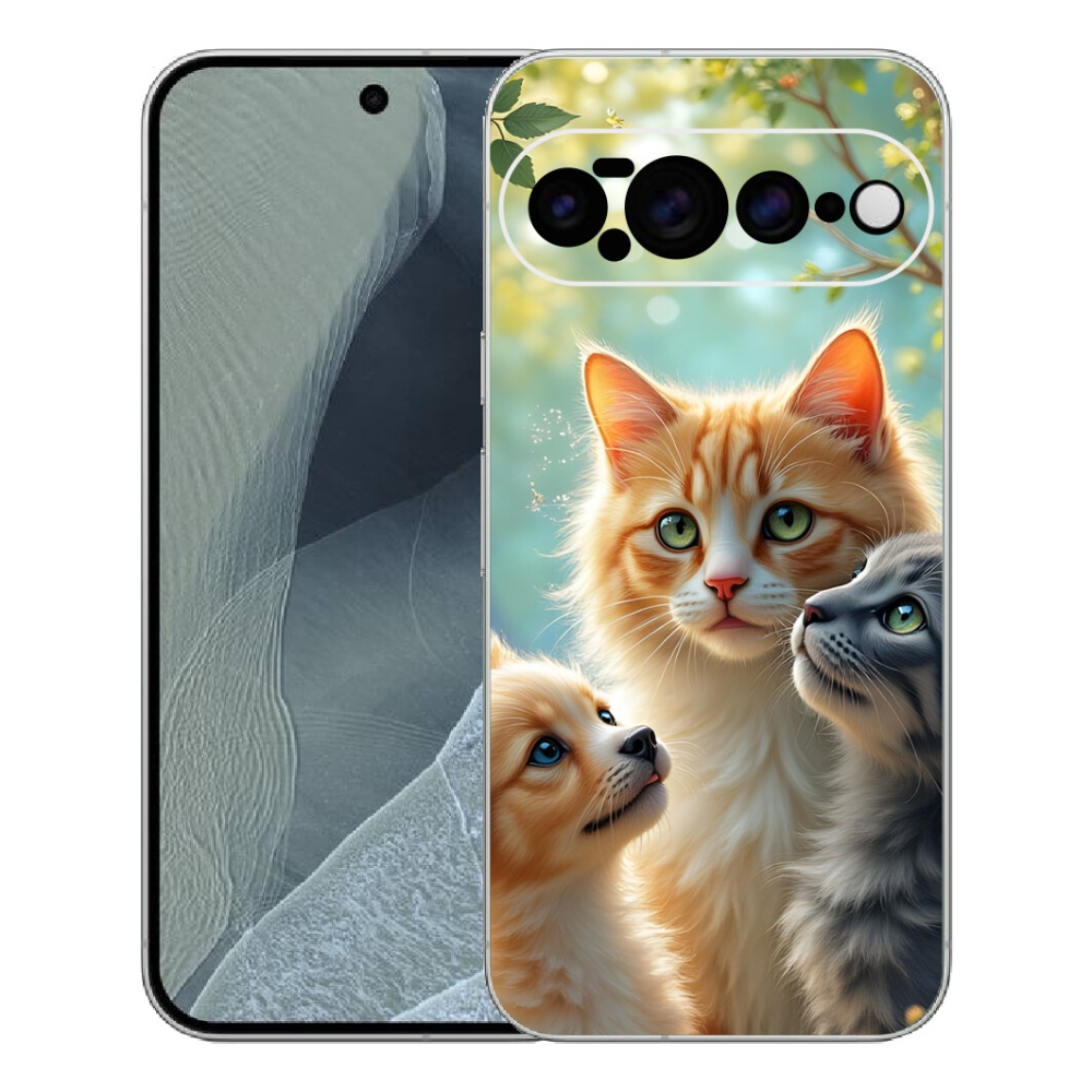 Gelový kryt mmCase na Google Pixel 11 Pro XL - zvířecí přátelství 2
