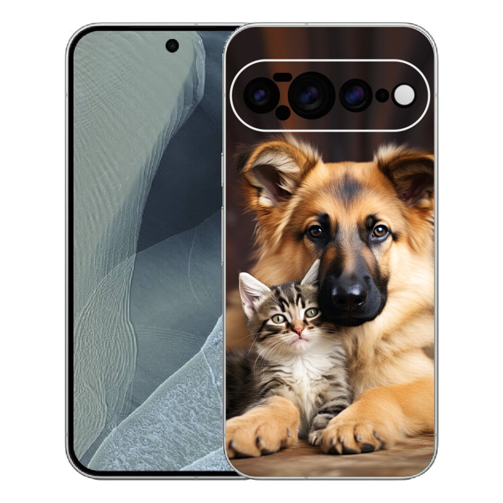 Gelový kryt mmCase na Google Pixel 11 Pro XL - zvířecí přátelství