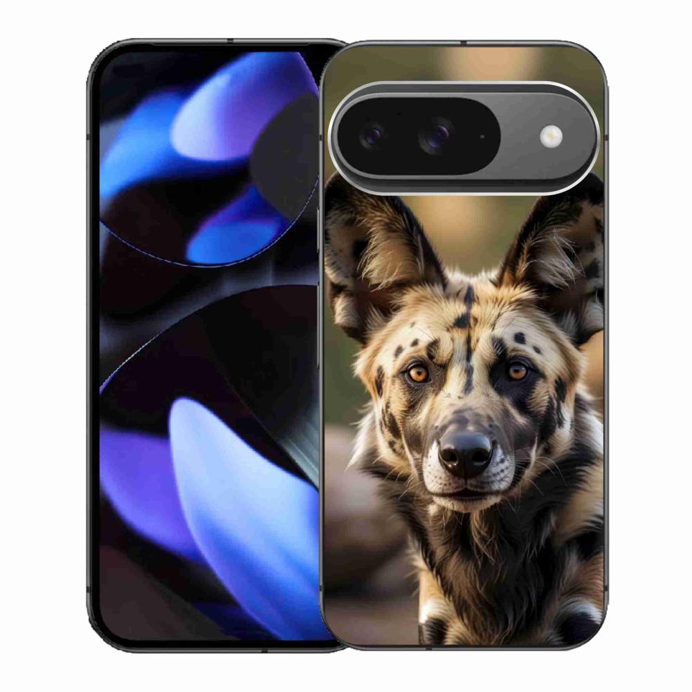 Gelový kryt mmCase na Google Pixel 9 - africký divoký pes