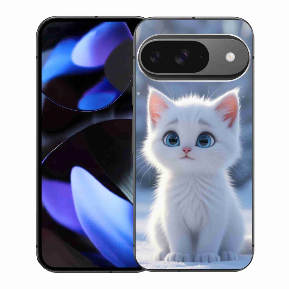 Gelový kryt mmCase na Google Pixel 9 - bílé kotě 3