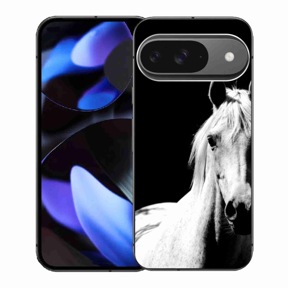 Gelový kryt mmCase na Google Pixel 9 - bílý kůň 5