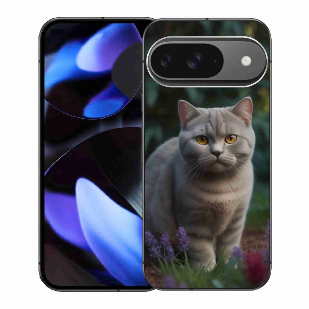 Gelový kryt mmCase na Google Pixel 9 - britská kočka