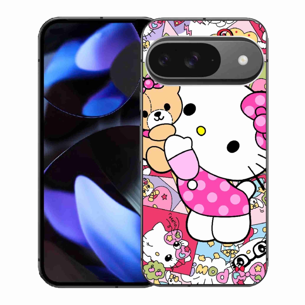 Gelový kryt mmCase na Google Pixel 9 - cute kitty