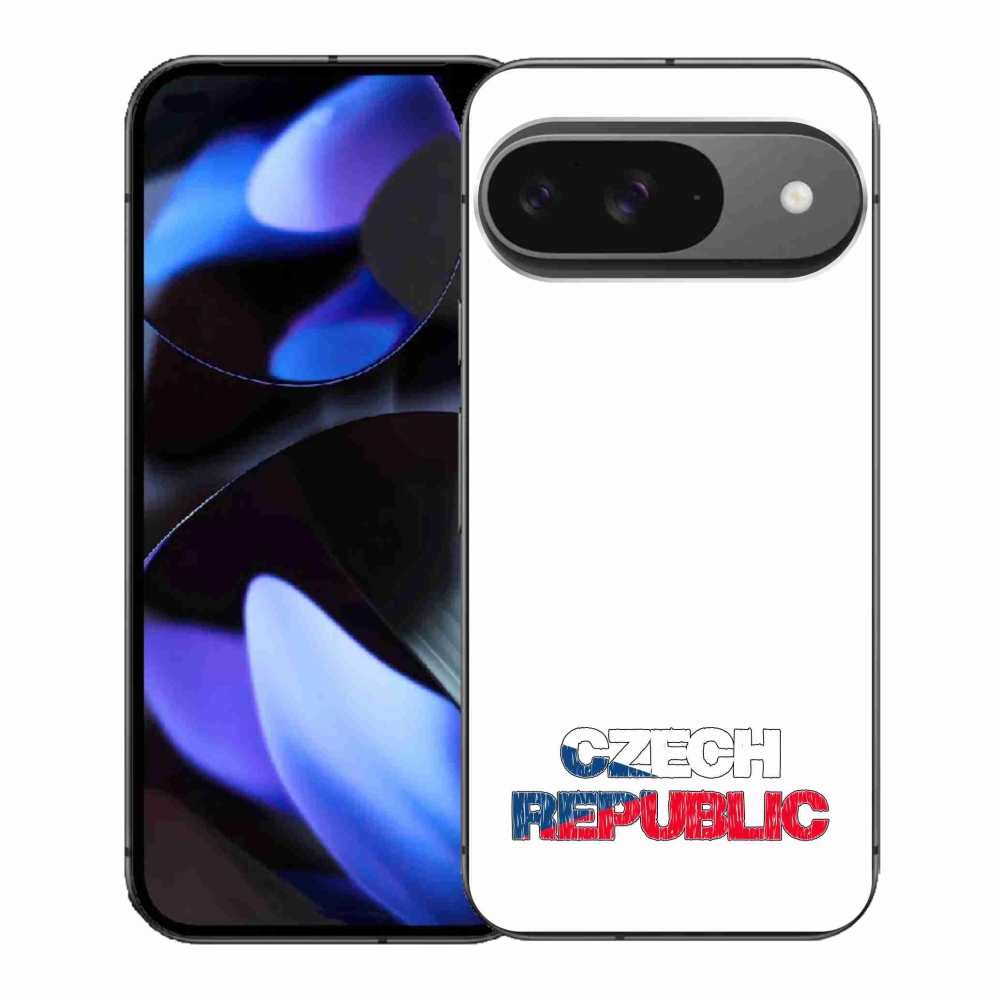 Gelový kryt mmCase na Google Pixel 9 - Czech Republic bílé pozadí
