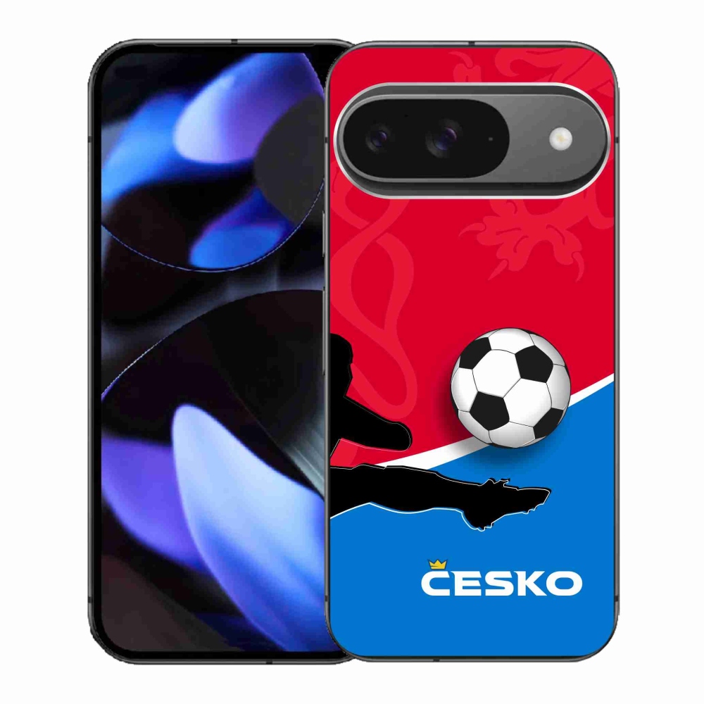 Gelový kryt mmCase na Google Pixel 9 - fotbal Česko 2