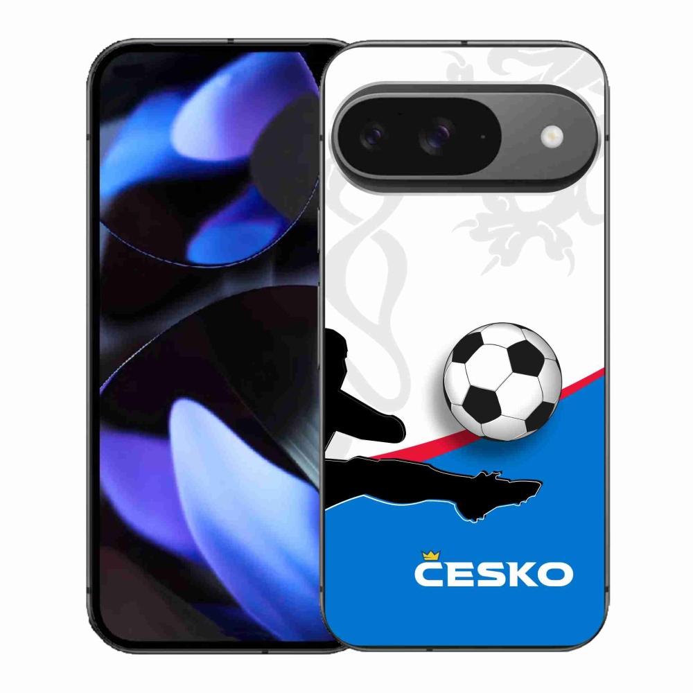 Gelový kryt mmCase na Google Pixel 9 - fotbal Česko 3