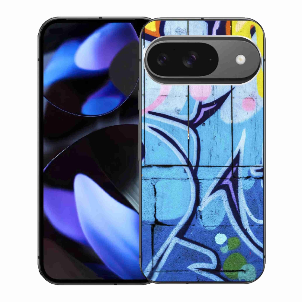 Gelový kryt mmCase na Google Pixel 9 - graffiti