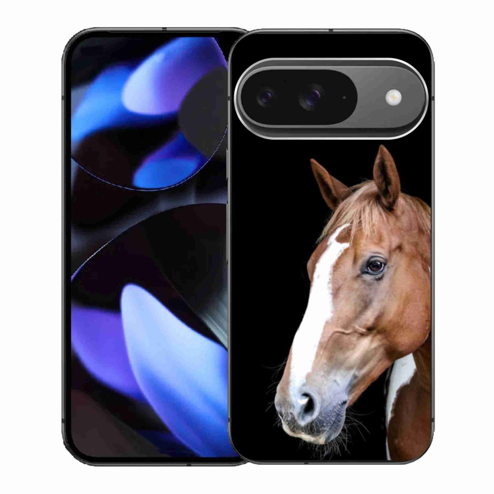 Gelový kryt mmCase na Google Pixel 9 - hnědý kůň 3