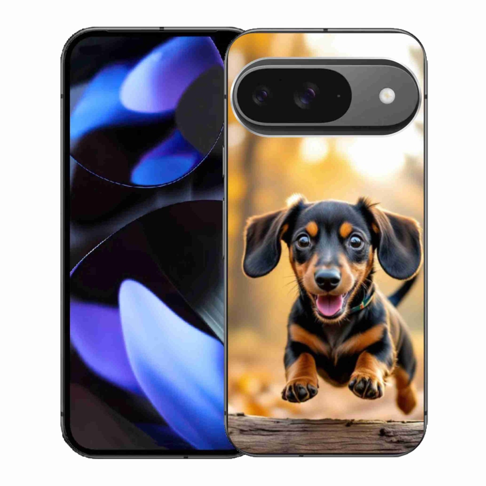 Gelový kryt mmCase na Google Pixel 9 - jezevčík 2