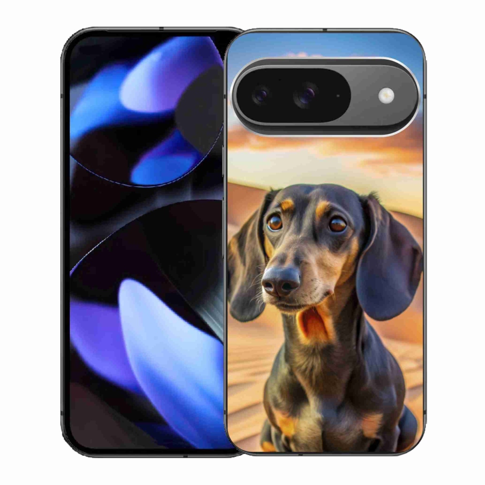 Gelový kryt mmCase na Google Pixel 9 - jezevčík 3 