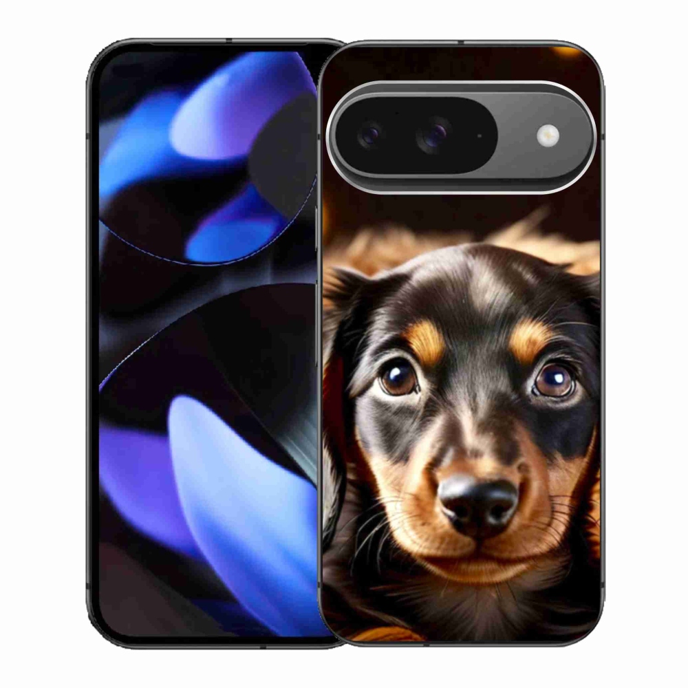 Gelový kryt mmCase na Google Pixel 9 - jezevčík