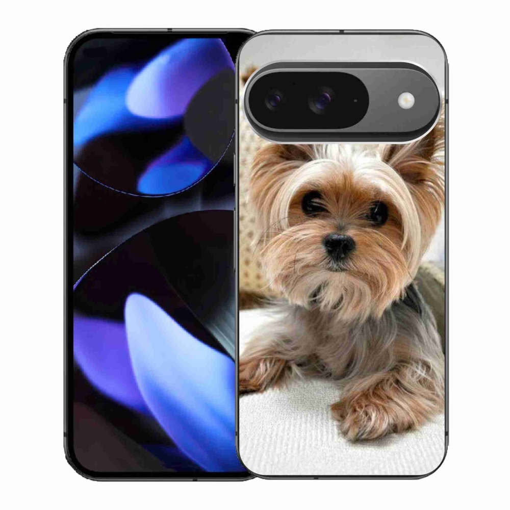 Gelový kryt mmCase na Google Pixel 9 - jorkšír 5