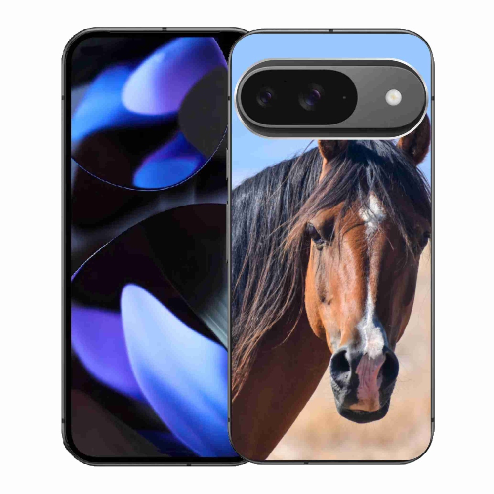 Gelový kryt mmCase na Google Pixel 9 - klidný kůň