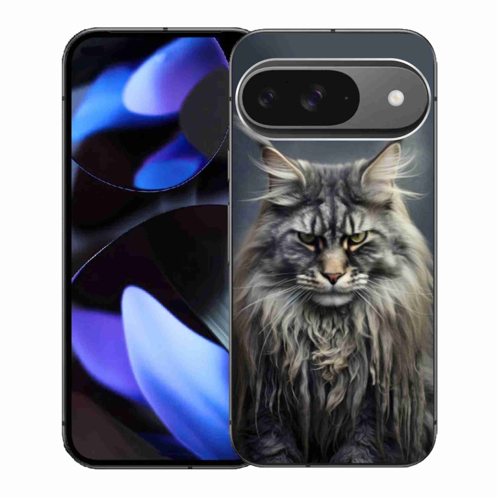 Gelový kryt mmCase na Google Pixel 9 - kočíčí pohled 4