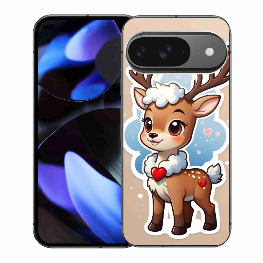 Gelový kryt mmCase na Google Pixel 9 - kreslený sob