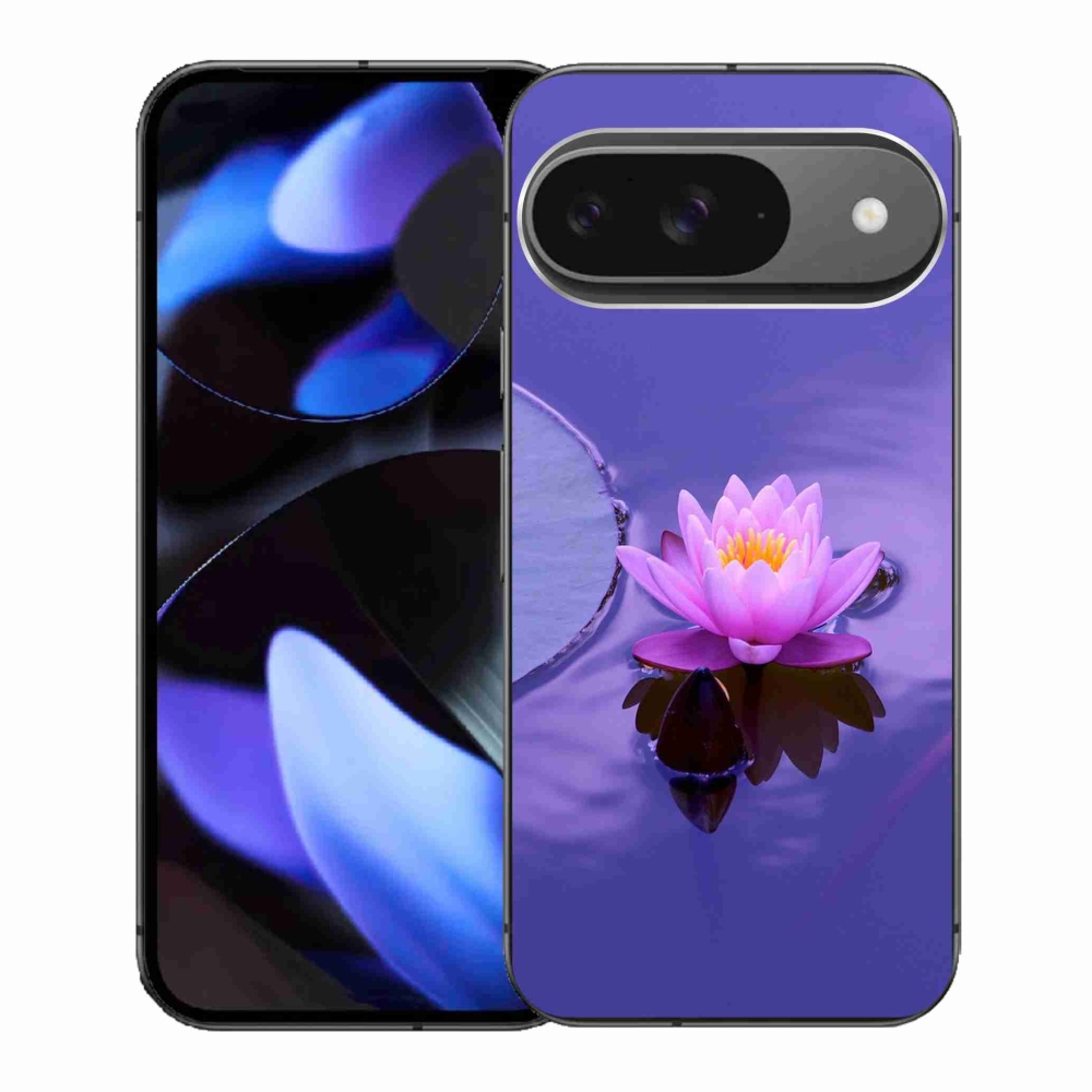 Gelový kryt mmCase na Google Pixel 9 - květ na hladině