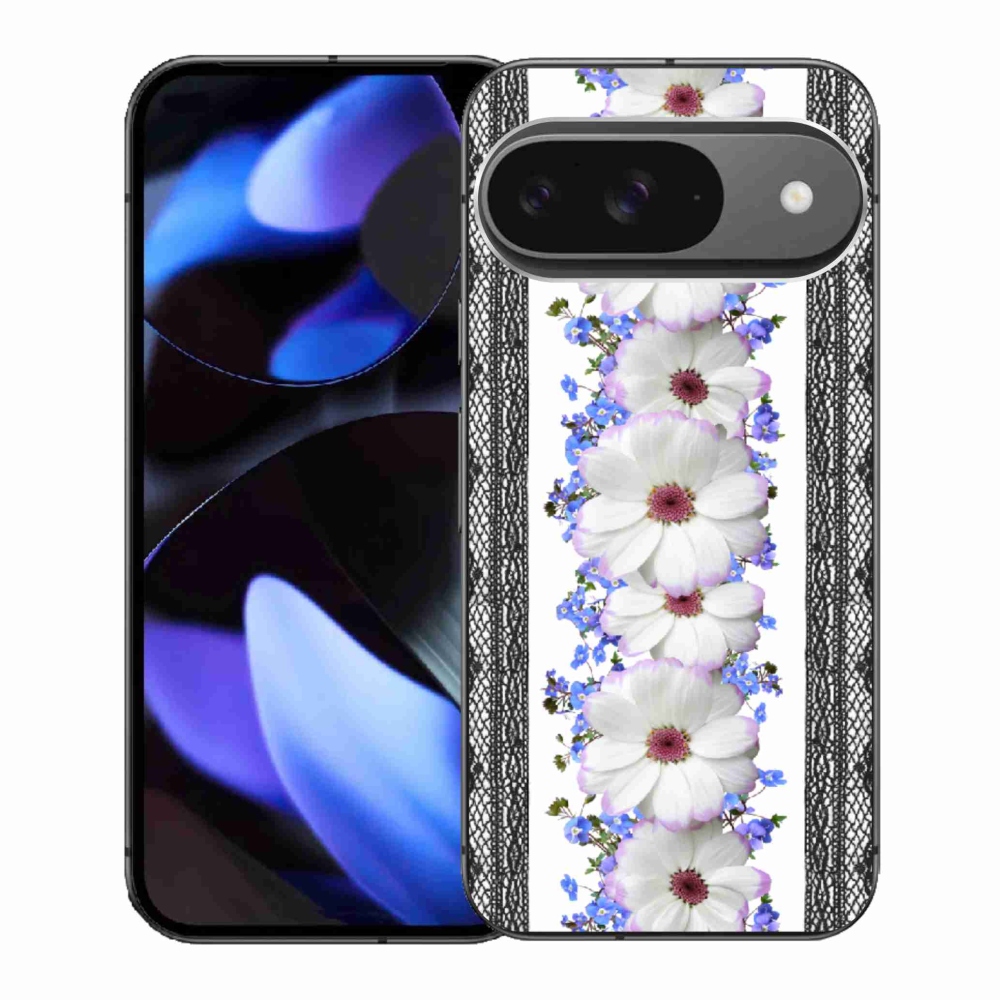Gelový kryt mmCase na Google Pixel 9 - květiny 8