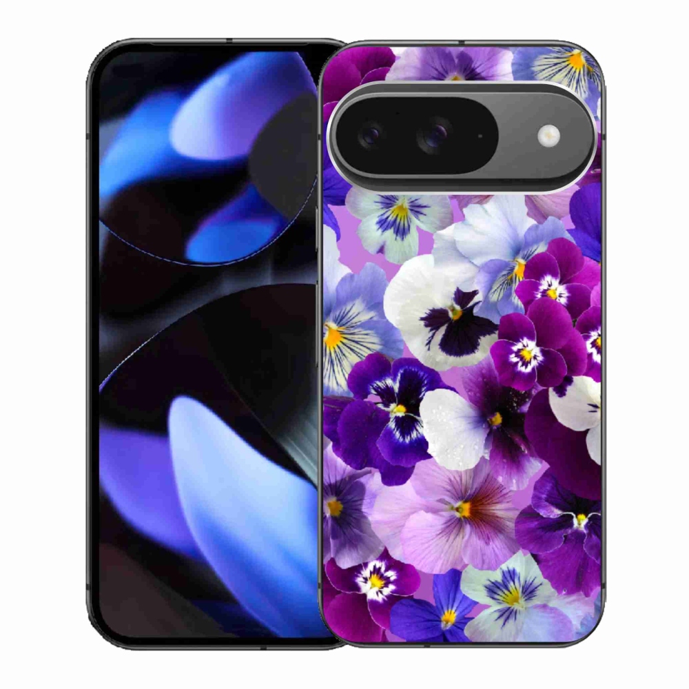 Gelový kryt mmCase na Google Pixel 9 - květiny 9