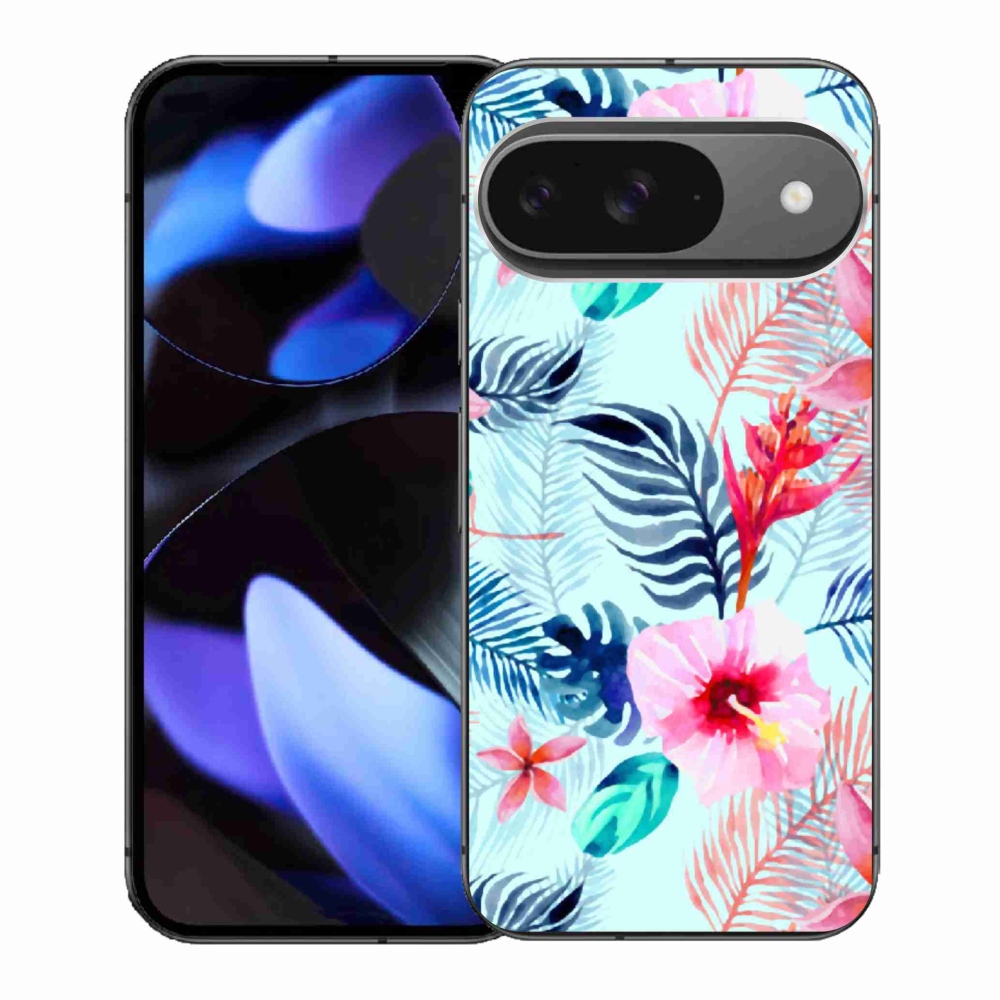 Gelový kryt mmCase na Google Pixel 9 - květiny