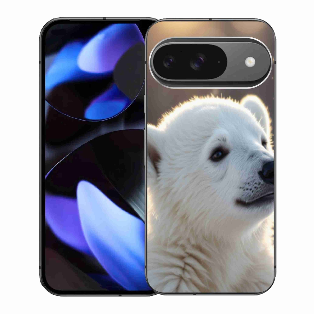 Gelový kryt mmCase na Google Pixel 9 - lední medvěd