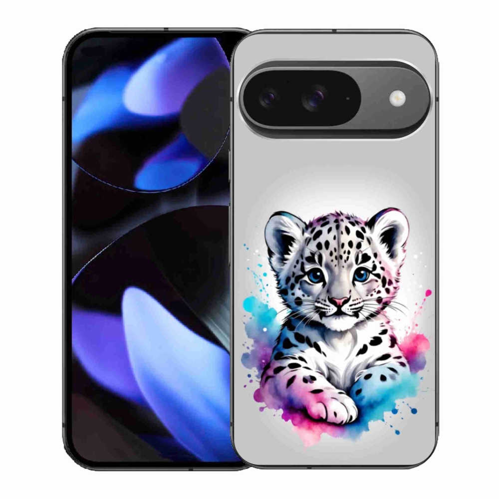 Gelový kryt mmCase na Google Pixel 9 - levhartí mládě