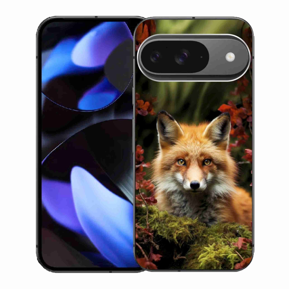Gelový kryt mmCase na Google Pixel 9 - liška v lese