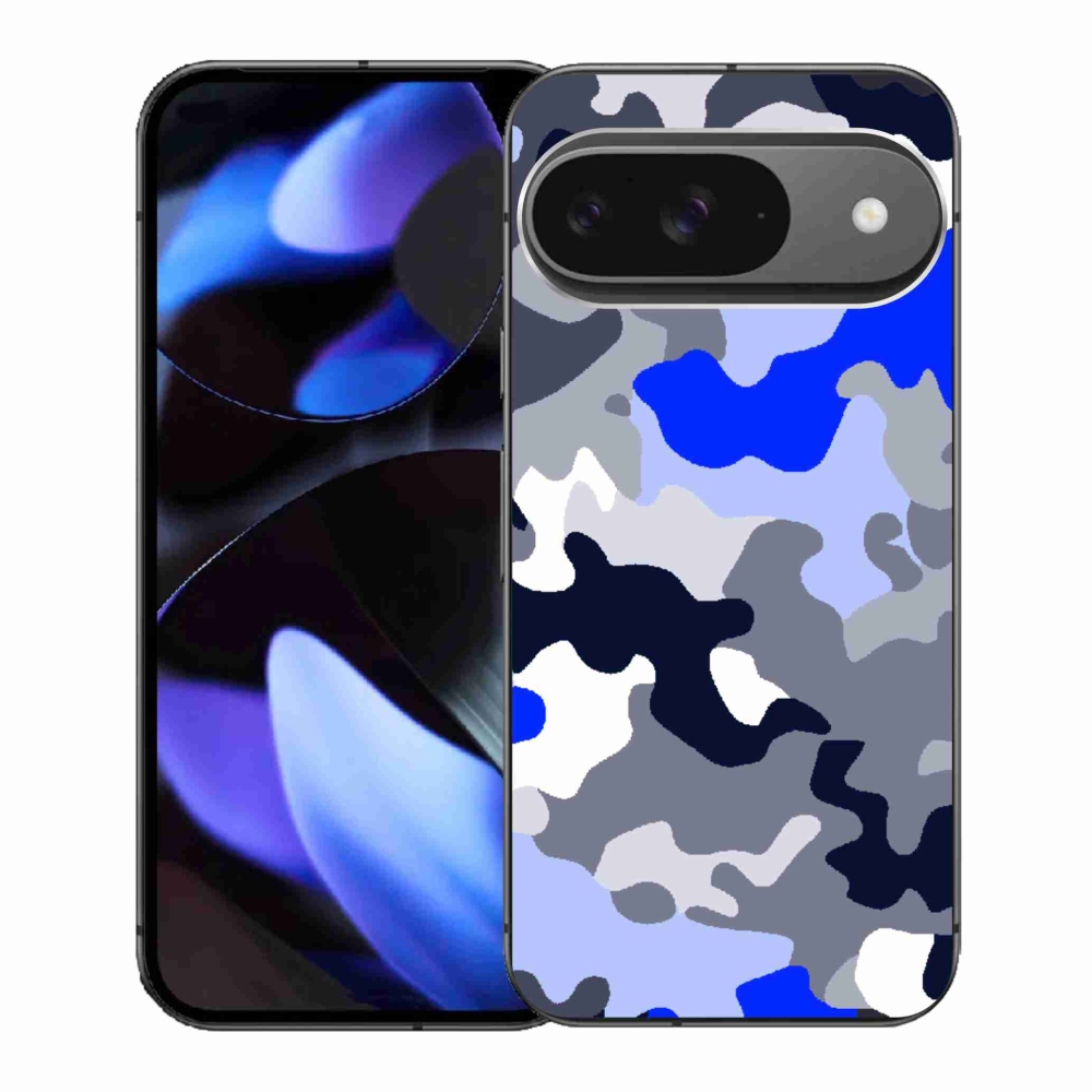 Gelový kryt mmCase na Google Pixel 9 - maskáčový vzor 8