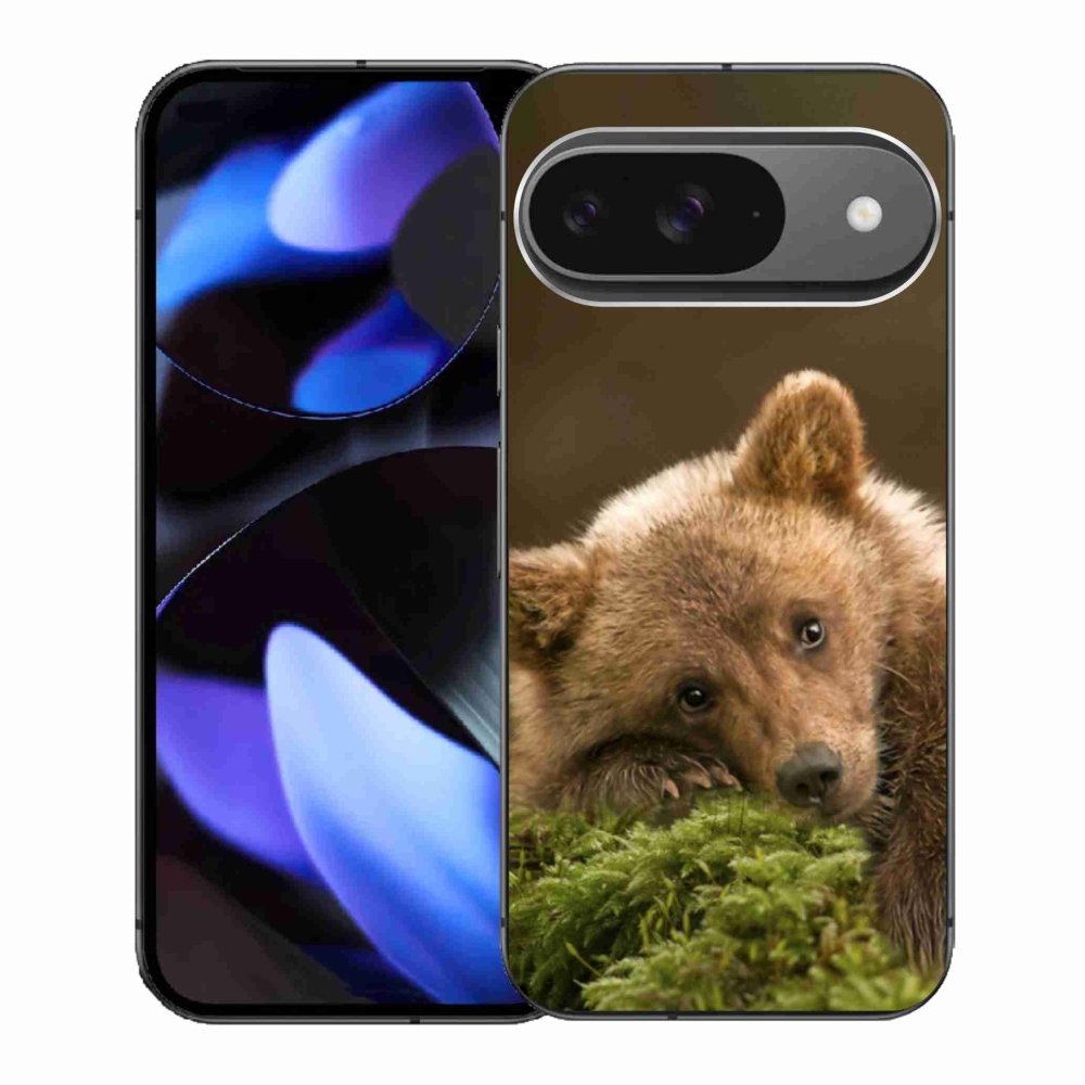 Gelový kryt mmCase na Google Pixel 9 - medvěd