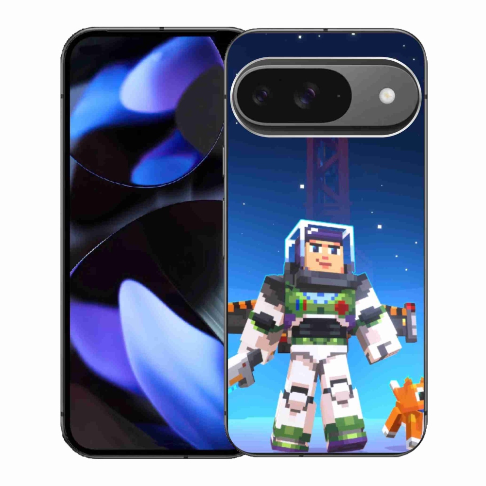Gelový kryt mmCase na Google Pixel 9 - minecraft 2