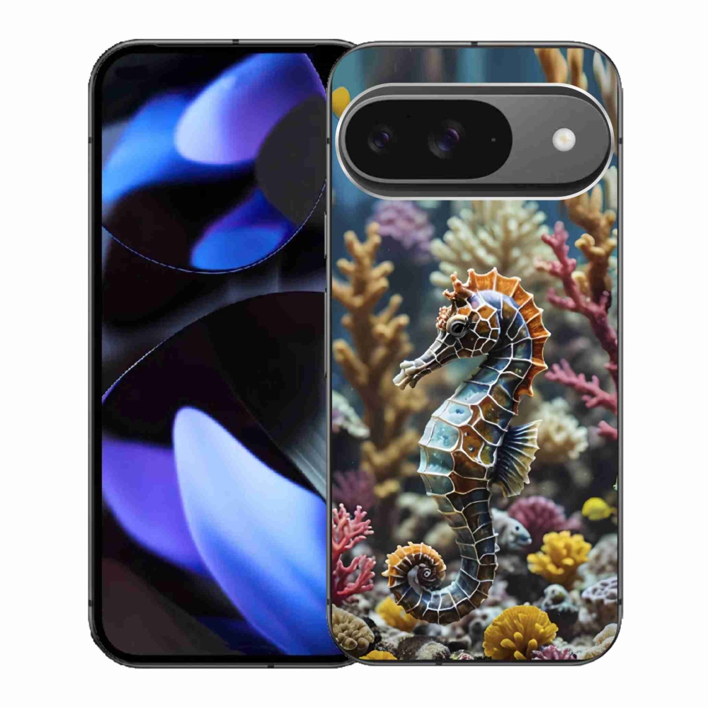 Gelový kryt mmCase na Google Pixel 9 - mořský koník 2