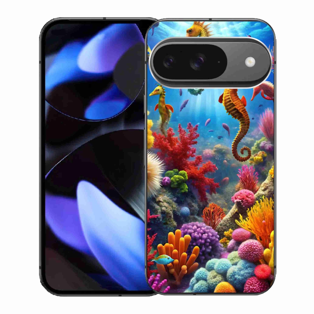 Gelový kryt mmCase na Google Pixel 9 - mořský svět 3