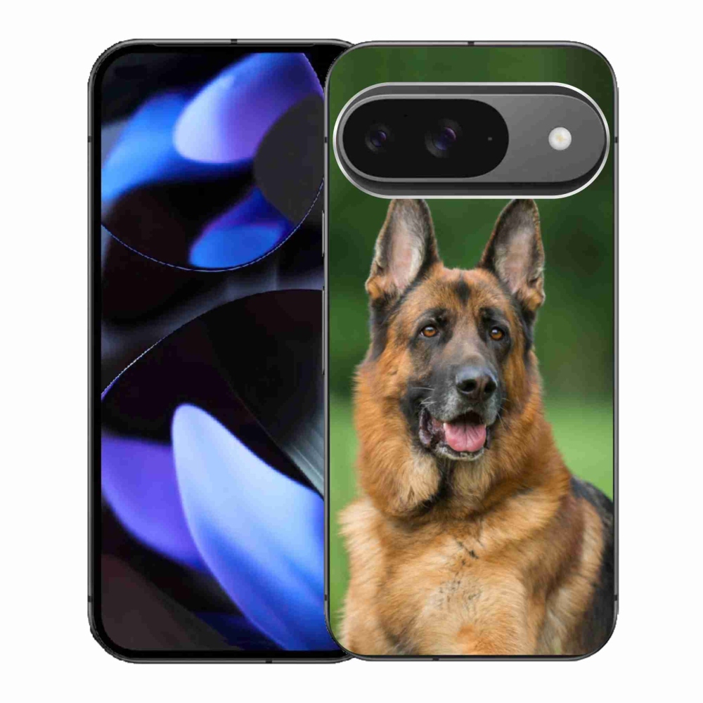 Gelový kryt mmCase na Google Pixel 9 - německý ovčák