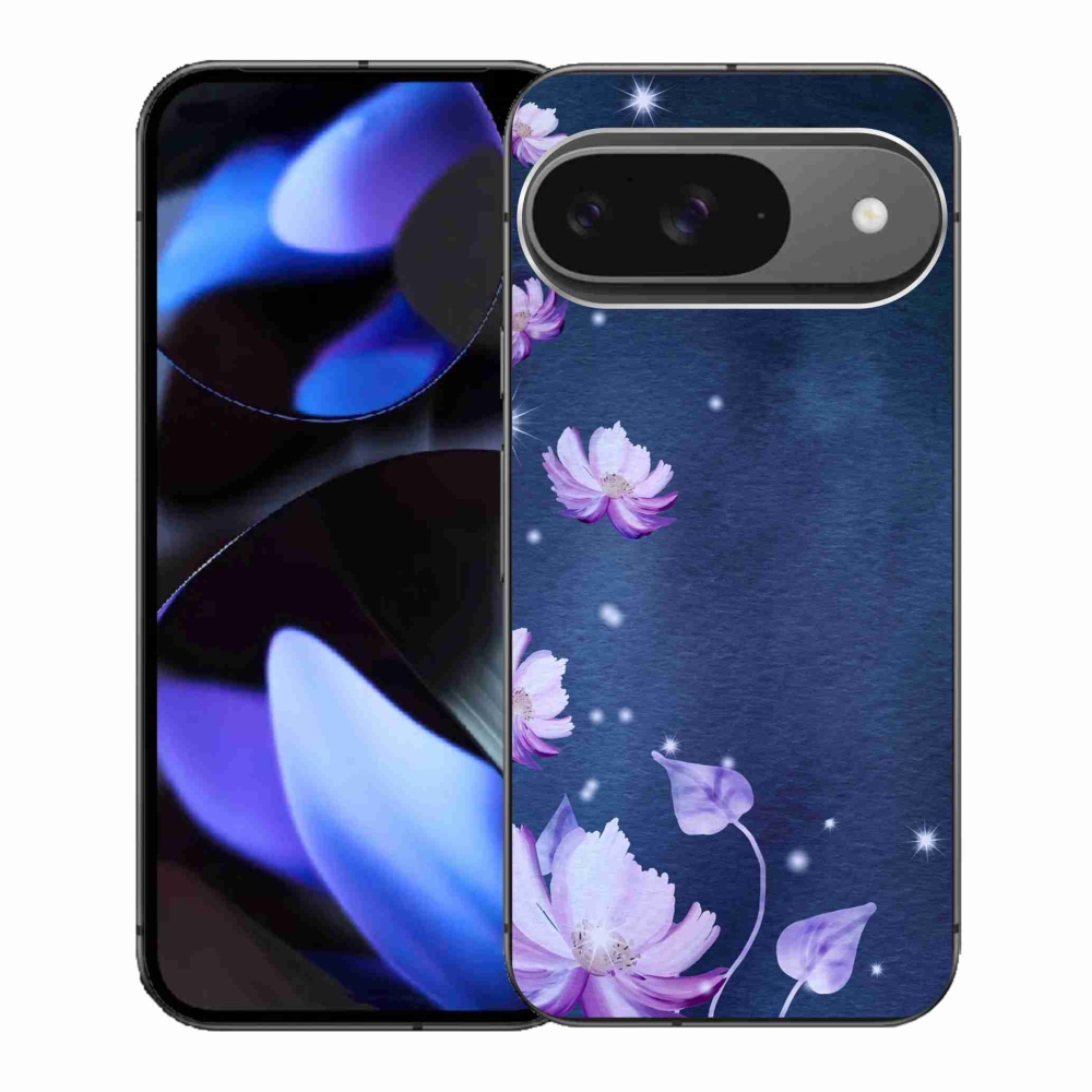 Gelový kryt mmCase na Google Pixel 9 - padající květy