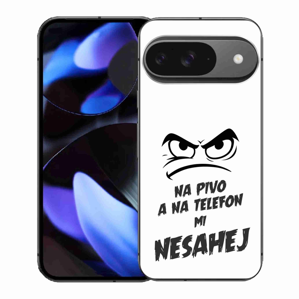 Gelový kryt mmCase na Google Pixel 9 - pivní motiv 2 bílé pozadí