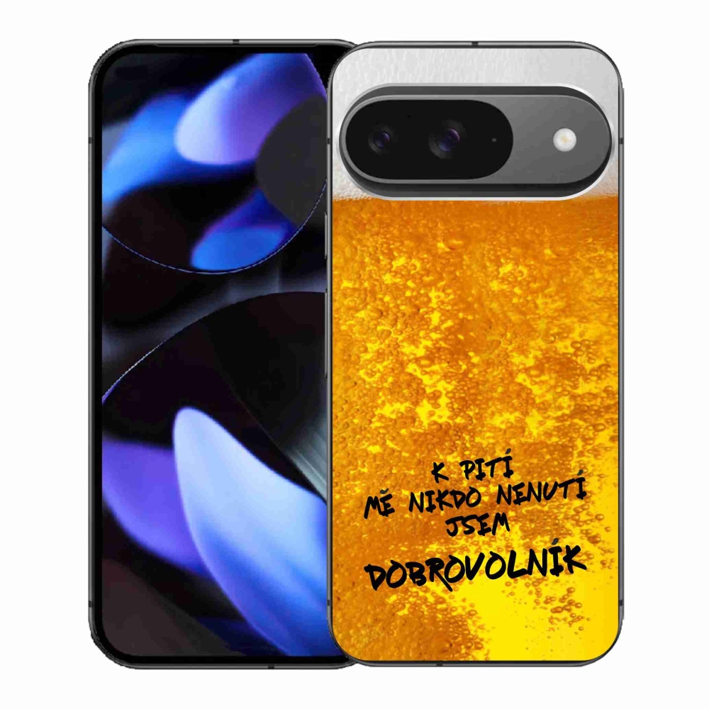 Gelový kryt mmCase na Google Pixel 9 - pivní motiv 4