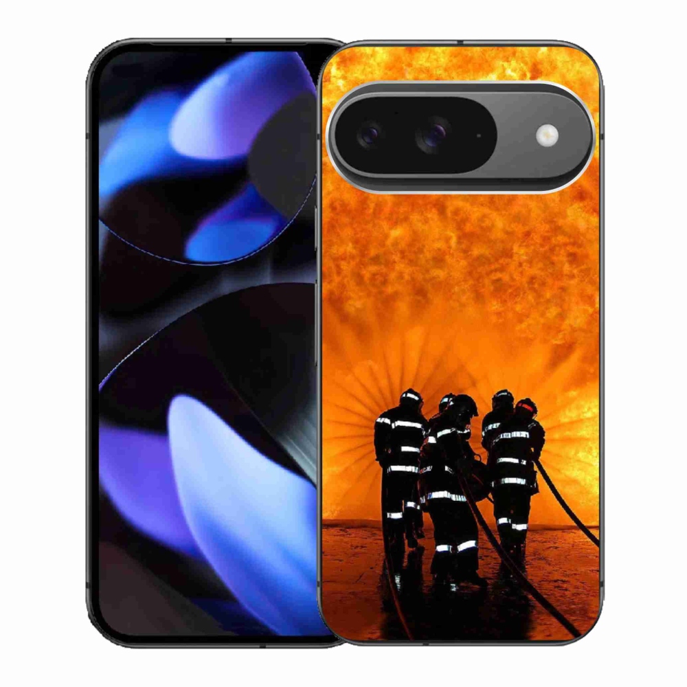 Gelový kryt mmCase na Google Pixel 9 - požár
