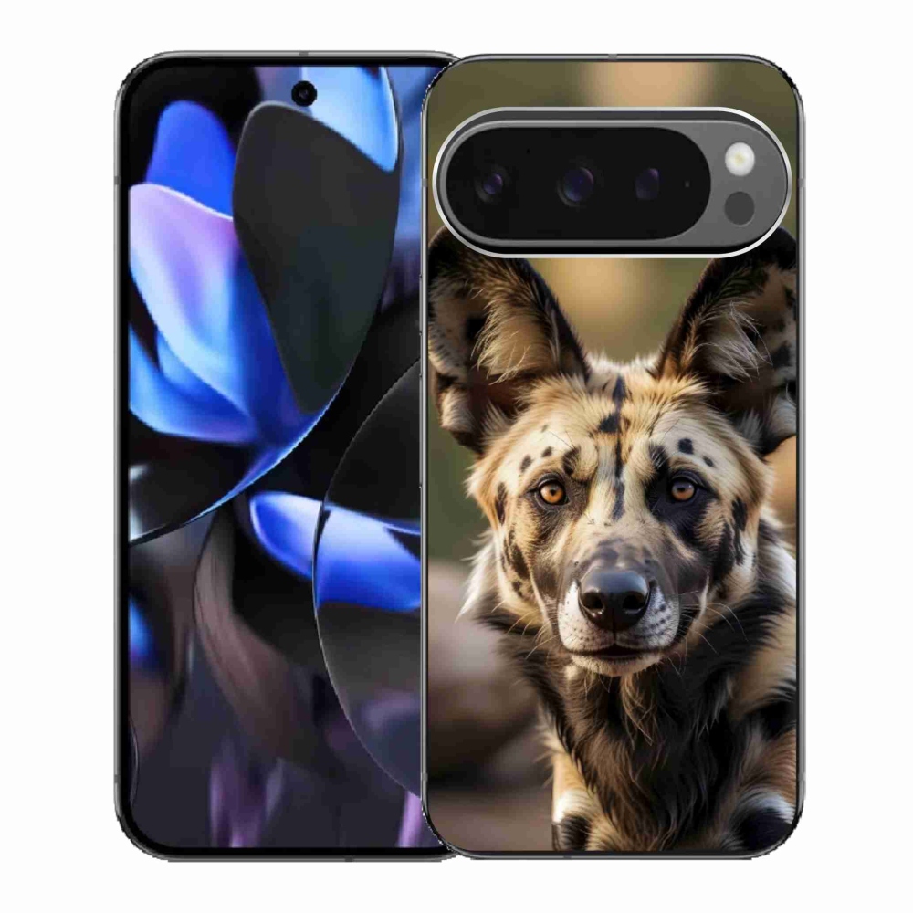 Gelový kryt mmCase na Google Pixel 9 Pro - africký divoký pes