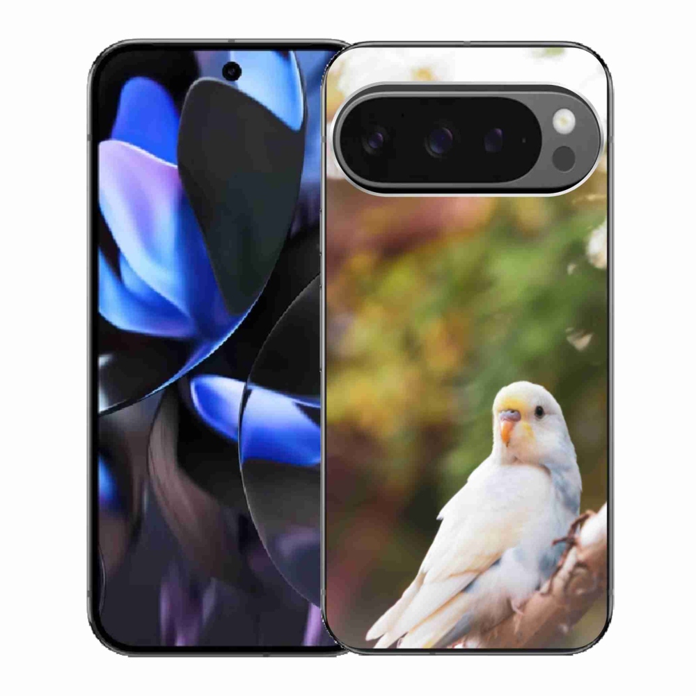 Gelový kryt mmCase na Google Pixel 9 Pro - andulka bílá