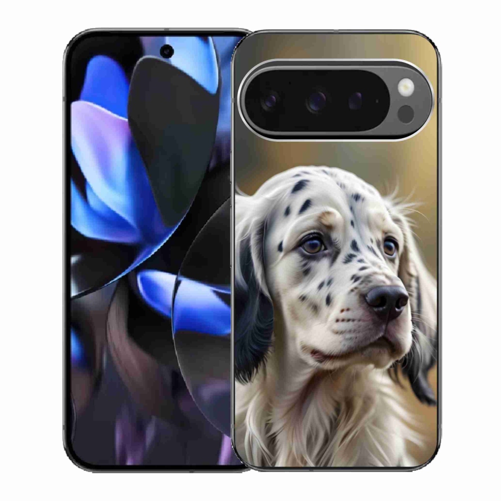 Gelový kryt mmCase na Google Pixel 9 Pro - anglický setr