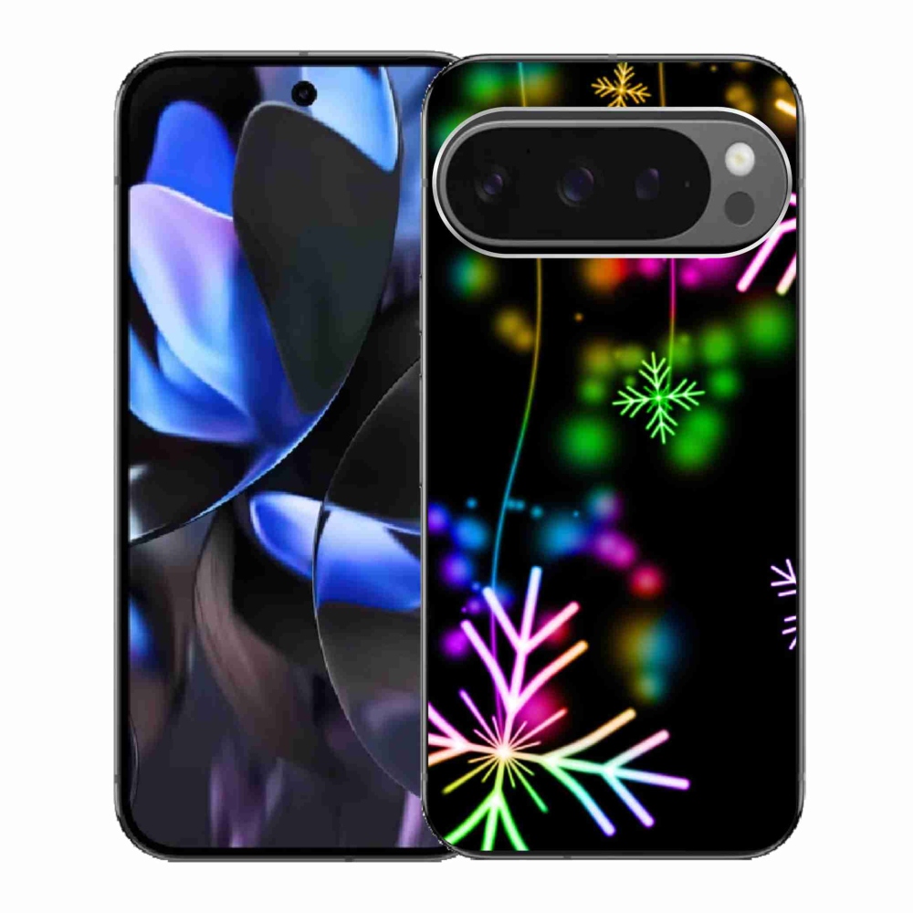 Gelový kryt mmCase na Google Pixel 9 Pro - barevné vločky