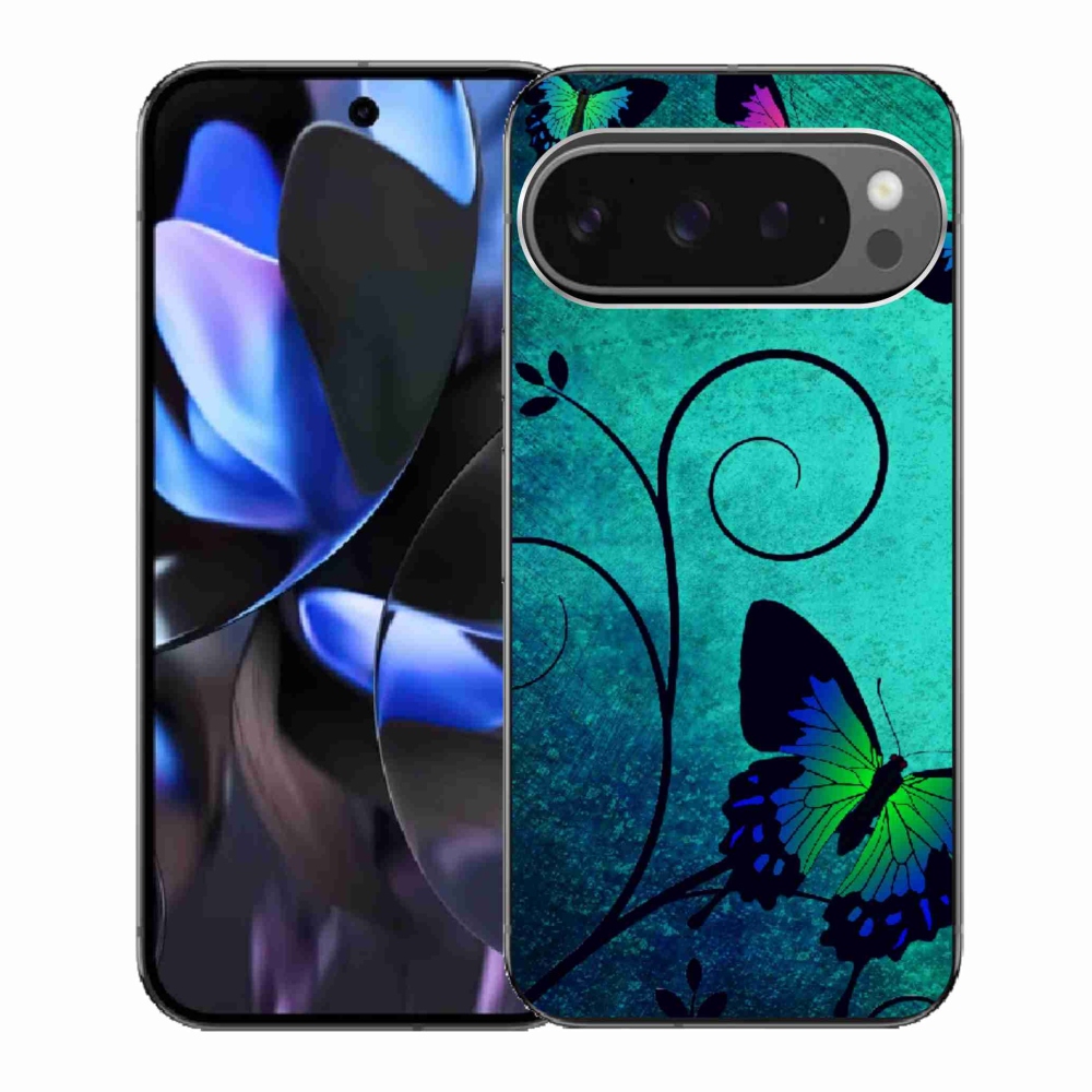 Gelový kryt mmCase na Google Pixel 9 Pro - barevní motýli