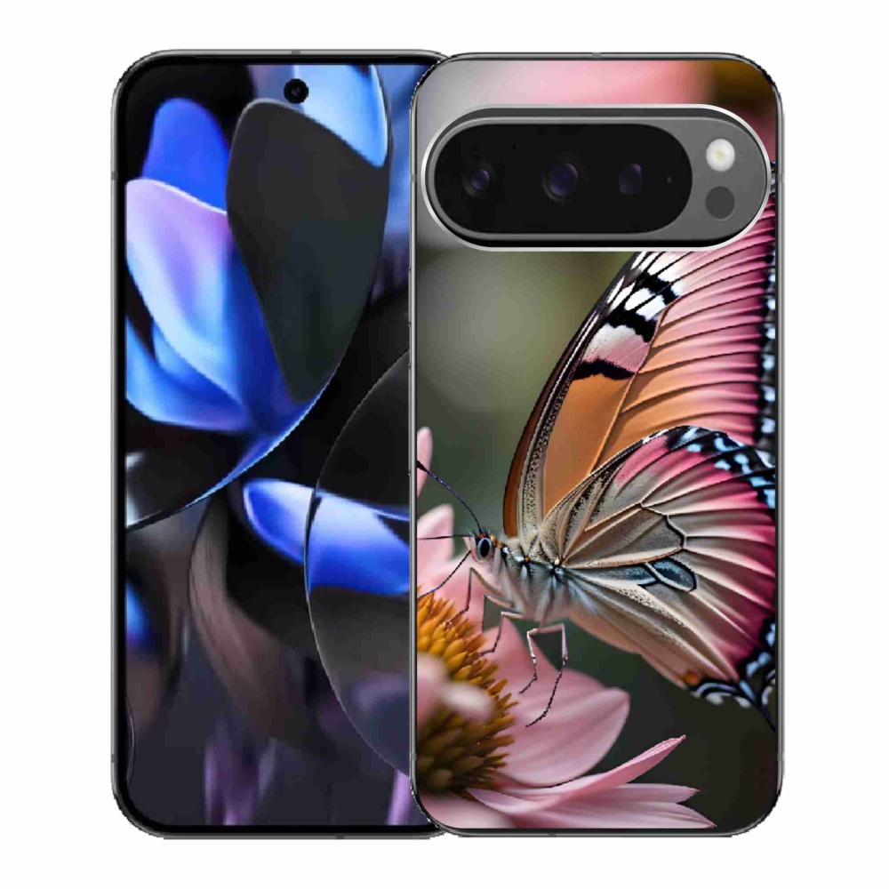 Gelový kryt mmCase na Google Pixel 9 Pro - barevný motýl