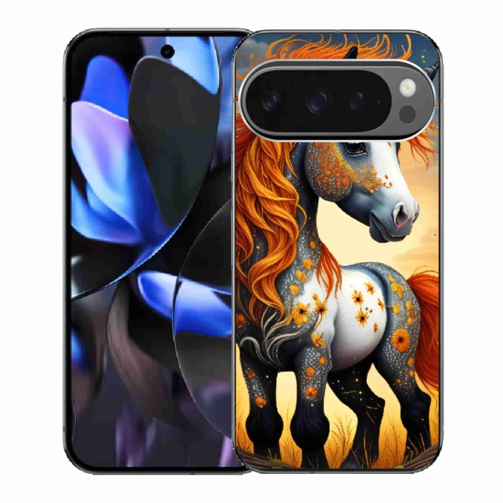 Gelový kryt mmCase na Google Pixel 9 Pro - barevný poník