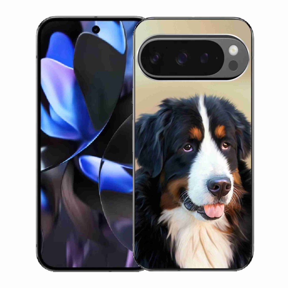 Gelový kryt mmCase na Google Pixel 9 Pro - bernský salašnický pes