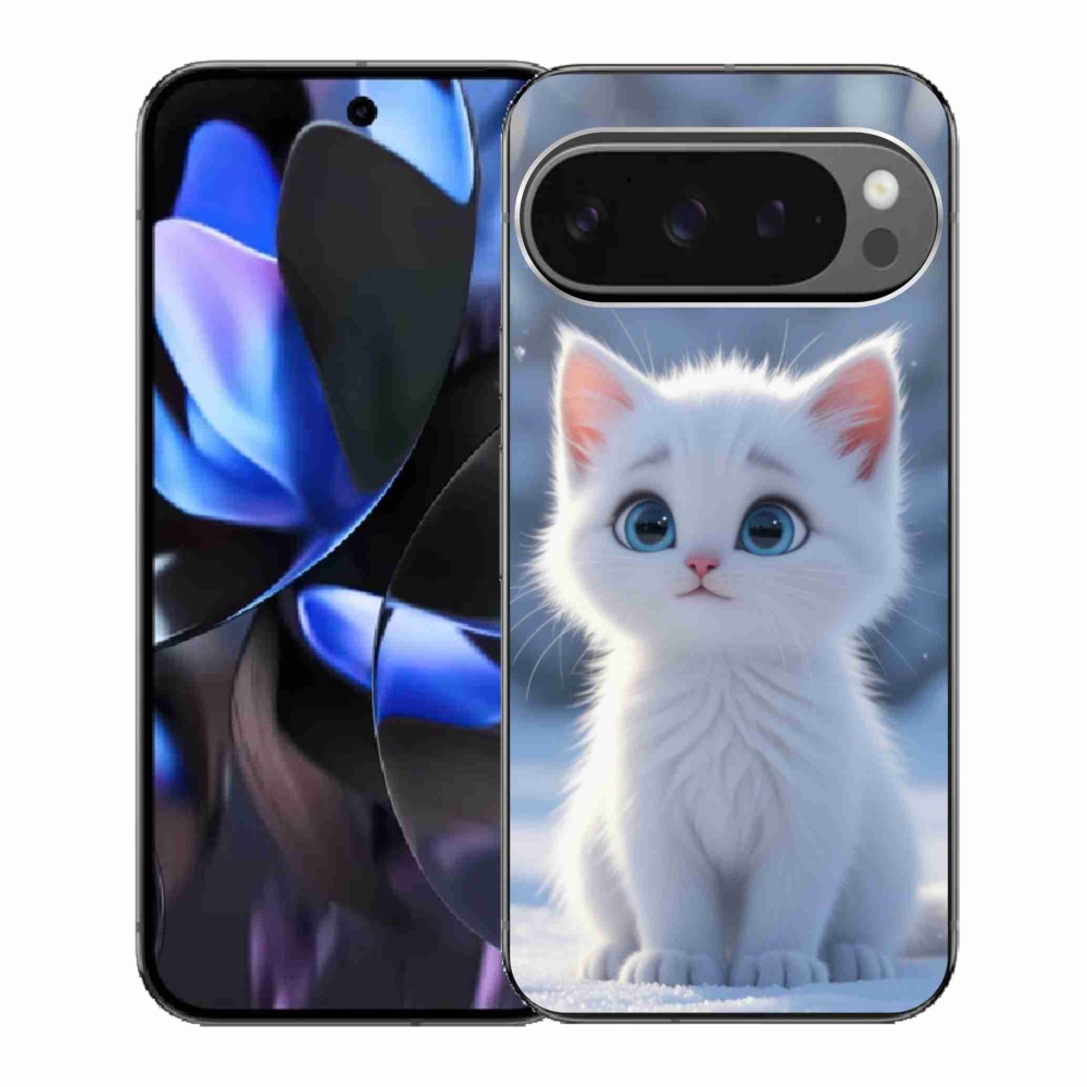 Gelový kryt mmCase na Google Pixel 9 Pro - bílé kotě 3