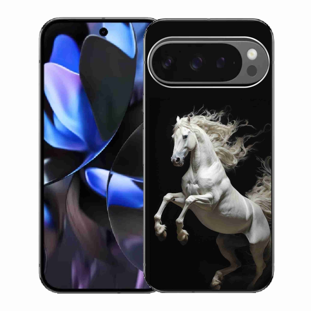 Gelový kryt mmCase na Google Pixel 9 Pro - bílý kůň 4