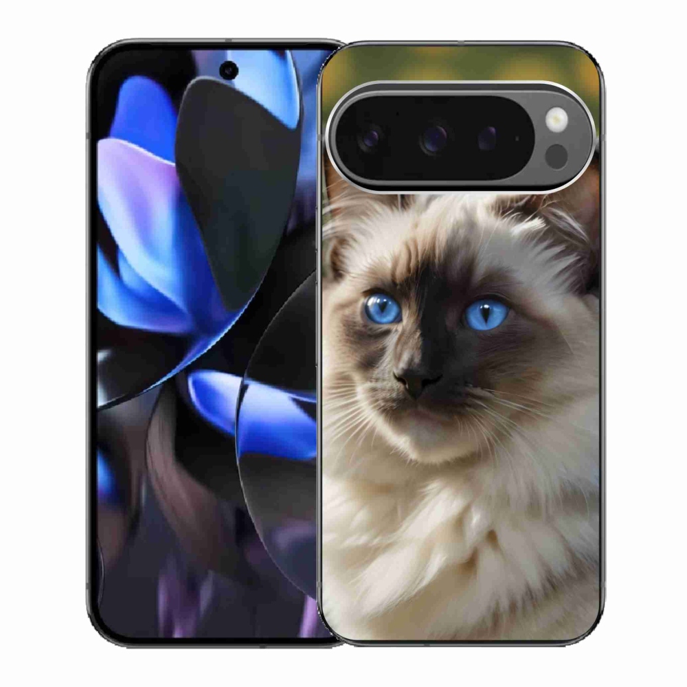 Gelový kryt mmCase na Google Pixel 9 Pro - bílý ragdoll