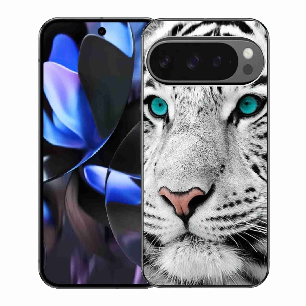 Gelový kryt mmCase na Google Pixel 9 Pro - bílý tygr