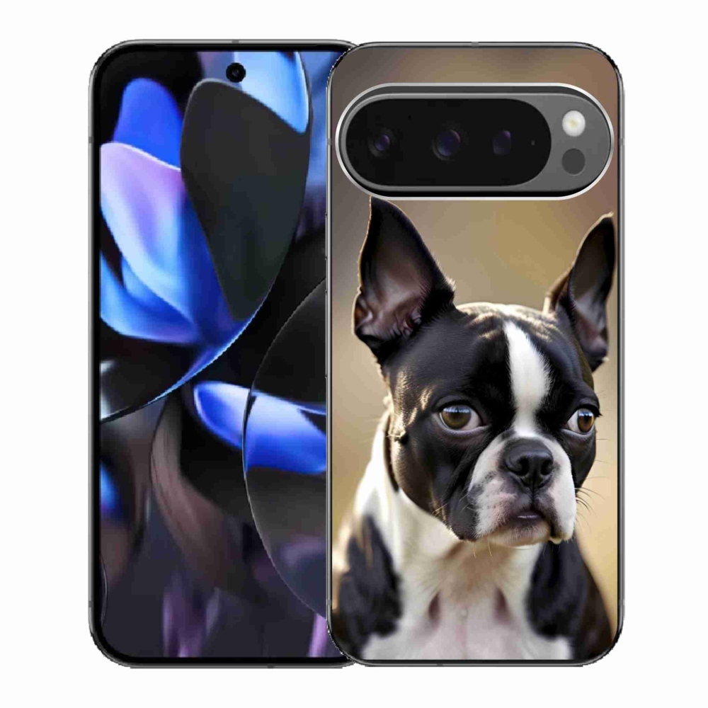 Gelový kryt mmCase na Google Pixel 9 Pro - bostonský teriér