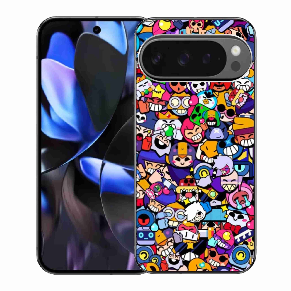 Gelový kryt mmCase na Google Pixel 9 Pro - brawl stars 2